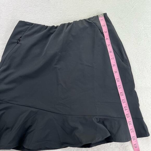 Tail Allure 18" Tennis athletic Skort skirt Onyx Black & white women’s size 2 - Picture 6 of 11